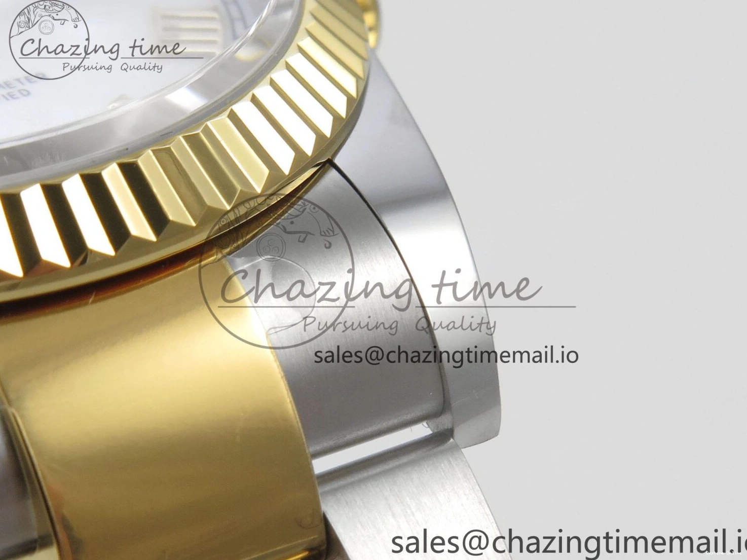 0101 TravelReady DateJust 36 SS YG ARF 1:1 Best Edition 904L Steel White Dial YG Roman on Oyster Bracelet SH 99